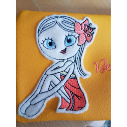 Stickdatei - Beauty Girls - Blume